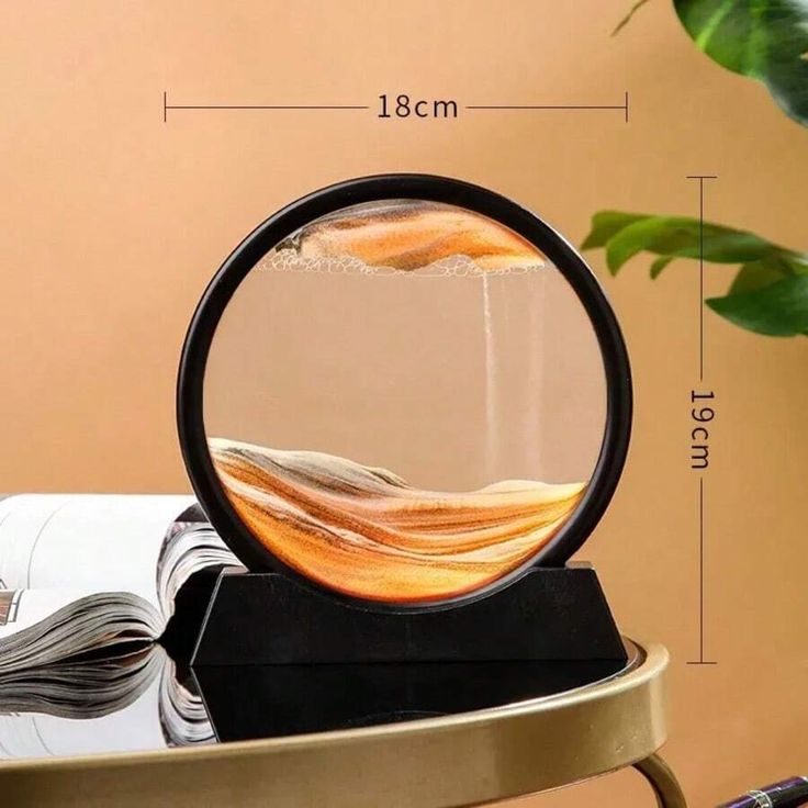 Moving Sand Art Picture Glass Liquid Painting 3D™