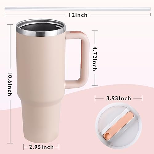 Tumbler with Handle Straw Insulated™
