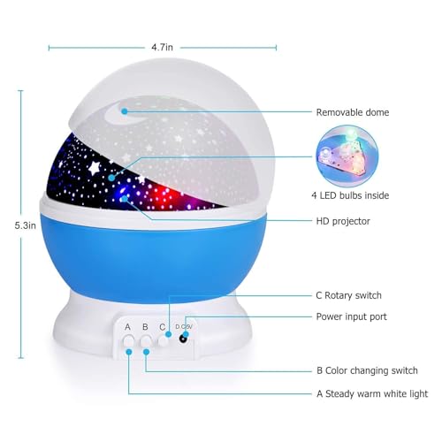 Plastic Star Master Galaxy Night Projector Lamp™
