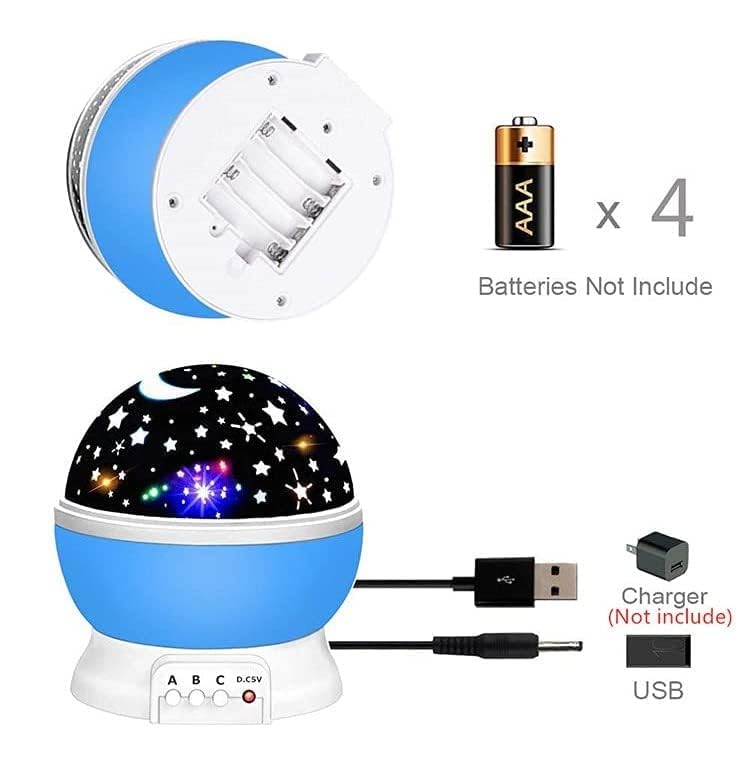 Plastic Star Master Galaxy Night Projector Lamp™