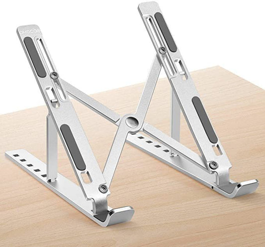 6 Angles Adjustable Aluminum Ergonomic Foldable Portable Tabletop Laptop/Desktop Riser Stand Holder™